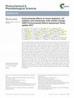 Research paper thumbnail of Environmental effects of ozone depletion, UV radiation and interactions with climate change: UNEP Environmental Effects Assessment Panel, update 2017