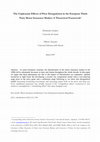 Research paper thumbnail of The unpleasant effects of price deregulation in the European third-party motor insurance market: a theoretical framework