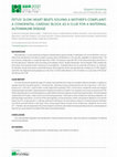 Research paper thumbnail of Fetus’ slow heart beats solving a mother’s complaint: a congenital cardiac block as a clue for a maternal autoimmune disease