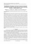 Research paper thumbnail of Specialization of Periplaneta Americana (American Cockroach) and Blattella Germanica (German cockroach) Towards Intestinal Parasites: A Public Health Concern