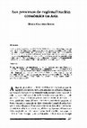 Research paper thumbnail of Los procesos de regionalización económica en Asia