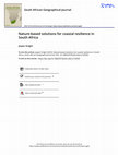 Research paper thumbnail of Nature-based solutions for coastal resilience in South Africa