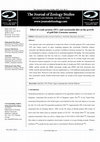 Research paper thumbnail of Effect of crude protein (35%) and carotenoids diet on the growth of gold fish (Carassius auratus)