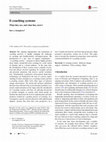 Research paper thumbnail of E-coaching systems - What they are, and what they aren't