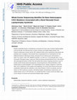 Research paper thumbnail of Whole exome sequencing identifies de novo heterozygous CAV1 mutations associated with a novel neonatal onset lipodystrophy syndrome