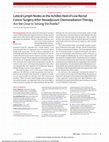 Research paper thumbnail of Lateral Lymph Nodes as the Achilles Heel of Low Rectal Cancer Surgery After Neoadjuvant Chemoradiation Therapy
