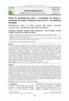 Research paper thumbnail of Efeito do paclobutrazol sobre o crescimento de plantas e produzção de tomate (Solanum lycopersicum L.) em ambiente protegido