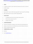 Research paper thumbnail of A comparison of health care worker-collected foam and polyester nasal swabs in convalescent COVID-19 patients