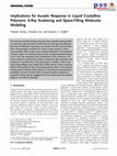 Research paper thumbnail of Implications for Auxetic Response in Liquid Crystalline Polymers: X‐Ray Scattering and Space‐Filling Molecular Modeling