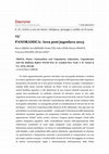 Research paper thumbnail of PANORAMICA Area post jugoslava 2015