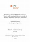 Research paper thumbnail of Progetto di ricerca ARMID@Venezia e Museo della Musica del Conservatorio di Musica "Benedetto Marcello" di Venezia, a cura di A. Martignon e F. Merlo. Visita guidata per il FAI (04/02/2023).