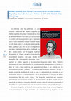 Research paper thumbnail of Recensión de "Karl Marx y el nacimiento de la sociedad moderna"