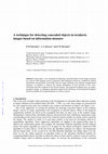 Research paper thumbnail of A technique for detecting concealed objects in terahertz images based on information measure