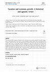 Research paper thumbnail of Taxation and economic growth: A historical and agnostic review