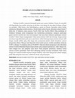 Research paper thumbnail of PEMBUATAN NATRIUM TIOSULFAT