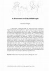 Research paper thumbnail of St. Bonaventure on God and Philosophy