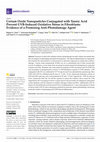 Research paper thumbnail of Cerium Oxide Nanoparticles Conjugated with Tannic Acid Prevent UVB-Induced Oxidative Stress in Fibroblasts: Evidence of a Promising Anti-Photodamage Agent