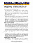 Research paper thumbnail of Design and Development: NSF Engineering Research Centers Unite: Developing and Testing a Suite of Instruments to Enhance Overall Education Program Evaluation