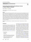 Research paper thumbnail of Understanding family takaful purchase behaviour: the roles of religious obligation and gender