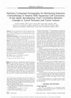 Research paper thumbnail of Perfusion Computed Tomography for Monitoring Induction Chemotherapy in Patients With Squamous Cell Carcinoma of the Upper Aerodigestive Tract