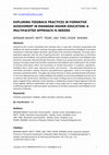 Research paper thumbnail of Exploring Feedback Practices in Formative Assessment in Rwandan Higher Education: A Multifaceted Approach is Needed