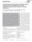 Research paper thumbnail of Solar Light Activation of Persulfate by TiO 2 /Fe 2 O 3 Layered Composite Films for Degradation of Amoxicillin: Degradation Mechanism, Matrix Effects, and Toxicity Assessments