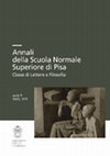 Research paper thumbnail of L'ordine della storia. Significati del termine «patria» nel pensiero di Niccolò Machiavelli, «Annali della Scuola Normale Superiore – Classe di Lettere», 12/2, 2020, pp. 553-577