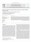 Research paper thumbnail of Monte Carlo simulation of additional safety control rod for commercial MNSR to enhance safety