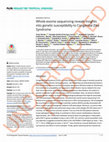 Research paper thumbnail of Whole-exome sequencing reveals insights into genetic susceptibility to Congenital Zika Syndrome