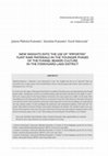 Research paper thumbnail of New insights into the use of “imported” flint raw materials in the younger phases of the Funnel Beaker culture in the Starogard Lake District