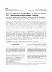 Research paper thumbnail of The Korean Medication Algorithm Project for Depressive Disorder 2021: Comparisons with Other Treatment Guidelines