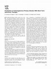 Research paper thumbnail of Prophylaxis of cytomegalovirus primary infection with short-term ganciclovir theraphy