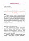 Research paper thumbnail of Polityka bezpieczeństwa Polski - wnioski z badań empirycznych