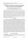 Research paper thumbnail of Assessment of Genetic Diversity of Ficus Species Using Rapd Markers as a Measure of Genomic Polymorphism