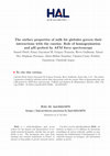 Research paper thumbnail of Microstructural properties of milk fat globules