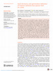 Research paper thumbnail of Seed dormancy and germination behaviour of tropical rainforest tree species from Sri Lanka