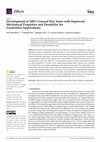 Research paper thumbnail of Development of 100% Linseed Flax Yarns with Improved Mechanical Properties and Durability for Geotextiles Applications