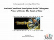 Research paper thumbnail of Analysing Ancient Cuneiform Inscriptions in the Video Game Prince of Persia: The Sands of Time (PowerPoint Presentation)