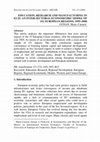 Research paper thumbnail of Education, Research and Manufacturing in EU25: An Inter-Sectoral Econometric Model of 151 European Regions, 1995-2000