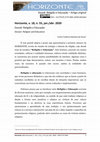 Research paper thumbnail of Apresentação - Dossiê: Religião e Educação