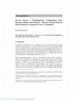 Research paper thumbnail of Review Essay - “Contemporary Comparative Law: Between Theory And Practice” - Review of Esin Örücü & David Nelken's Comparative Law: A Handbook - [Esin Örücü & David Nelken, Comparative Law: A Handbook, Hart Publishing, UK, (2007) ISBN: 9781841135960, pp. 449]