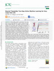 Research paper thumbnail of Beyond Tripeptides Two-Step Active Machine Learning for Very Large Data sets