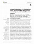 Research paper thumbnail of Chemical Similarity of Co-occurring Trees Decreases With Precipitation and Temperature in North American Forests