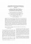 Research paper thumbnail of Using Dfferential Evolution Techniques for Management of a Hybrid-Electric Propulsion System