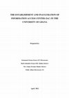 Research paper thumbnail of The Establishment and Inauguration of Information Access Center (IAC) in University of Ghana