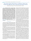 Research paper thumbnail of Early Disease Stage Characterization in Parkinson’s Disease from Resting-state fMRI Data Using a Long Short-term Memory Network