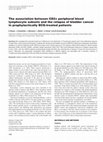 Research paper thumbnail of The association between CD2+ peripheral blood lymphocyte subsets and the relapse of bladder cancer in prophylactically BCG-treated patients