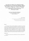 Research paper thumbnail of Los datos de tráfico de comunicaciones: en búsqueda de un adecuado régimen jurídico que elimine el riesgo de control permanente