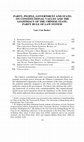 Research paper thumbnail of Party, People, Government, and State: On Constitutional Values and the Legitimacy of the Chinese State-Party Rule of Law System