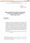 Research paper thumbnail of The epistemological potential of phenomenology in revealing the ideological aspects of social life